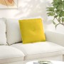 Cojín de Espalda Amarillo 50 x 45 cm Tela de pana