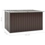 Braune Garten-Aufbewahrungsbox 171 x 99 x 93 cm von vidaXL, Aufbewahrungsboxen für den Außenbereich - Ref: Foro24-46272, Prei...