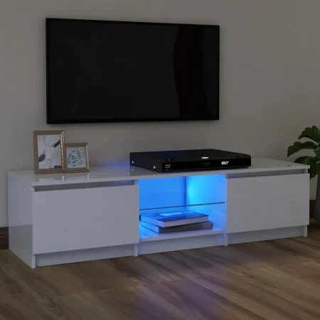 TV-Schrank mit strahlend weißen LED-Leuchten 120x30x35,5 cm von vidaXL, TV-Möbel - Ref: Foro24-804289, Preis: 87,50 €, Rabatt: %
