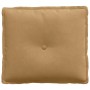 Cojín de Espalda Marrón 50 x 45 cm Tela de pana