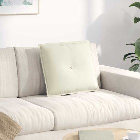 Cojín de Espalda Crema 50 x 45 cm Tela de pana