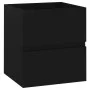 Black engineered wood sink cabinet 41x38.5x45 cm by vidaXL, Bathroom furniture - Ref: Foro24-804729, Price: 45,47 €, Discount: %