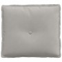 Cojín de Espalda Gris Claro 50 x 45 cm Tela de microfibra