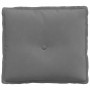Cojín de Espalda Gris oscuro 50 x 45 cm Tela de microfibra