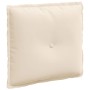 Cojín de Espalda Beige 50 x 45 cm Tela de microfibra