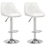 Taburetes de cocina 2 unidades cuero sintético blanco von vidaXL, Küchenhocker - Ref: Foro24-335179, Preis: 142,48 €, Rabatt: %