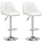 Taburetes de cocina 2 unidades cuero sintético blanco von vidaXL, Küchenhocker - Ref: Foro24-335179, Preis: 145,07 €, Rabatt: %