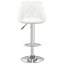 Taburetes de cocina 2 unidades cuero sintético blanco von vidaXL, Küchenhocker - Ref: Foro24-335179, Preis: 145,07 €, Rabatt: %