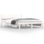 Estructura de cama madera maciza pino blanco 120x190 cm de vidaXL, Camas y somieres - Ref: Foro24-810401, Precio: 107,40 €