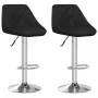 Kitchen stools 2 units black synthetic leather by vidaXL, Kitchen stools - Ref: Foro24-335180, Price: 141,92 €, Discount: %