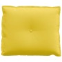 Cojín de Espalda Amarillo Claro 60 x 19 x 50 cm tela