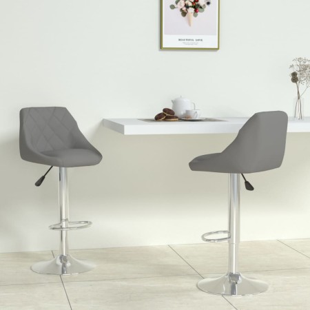 Küchenhocker 2 Einheiten graues Kunstleder von vidaXL, Küchenhocker - Ref: Foro24-335184, Preis: 144,53 €, Rabatt: %
