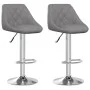 Kitchen stools 2 units gray synthetic leather by vidaXL, Kitchen stools - Ref: Foro24-335184, Price: 143,01 €, Discount: %