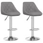 Küchenhocker 2 Einheiten graues Kunstleder von vidaXL, Küchenhocker - Ref: Foro24-335184, Preis: 144,53 €, Rabatt: %