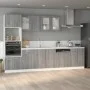 Waschbeckenunterschrank aus grauem Sperrholz, 80 x 46 x 81,5 cm von vidaXL, Küchenschränke - Ref: Foro24-815565, Preis: 73,82...