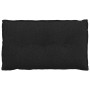 Cojín de Espalda Negro 80 x 19 x 50 cm tela