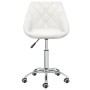 Drehbare Esszimmerstühle, 2 Einheiten, weißes Kunstleder von vidaXL, Essstühle - Ref: Foro24-335199, Preis: 135,40 €, Rabatt: %