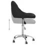 Drehbare Esszimmerstühle 2 Einheiten aus schwarzem Kunstleder von vidaXL, Essstühle - Ref: Foro24-335200, Preis: 135,77 €, Ra...