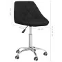Swivel dining chairs 2 units black synthetic leather by vidaXL, dining chairs - Ref: Foro24-335200, Price: 135,77 €, Discount: %