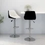 Küchenhocker 2 Einheiten aus schwarzem und weißem Kunstleder von vidaXL, Küchenhocker - Ref: Foro24-335239, Preis: 121,44 €, ...