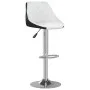 Küchenhocker 2 Einheiten aus schwarzem und weißem Kunstleder von vidaXL, Küchenhocker - Ref: Foro24-335239, Preis: 121,44 €, ...