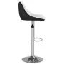 Taburetes de cocina 2 unidades cuero sintético blanco y negro de vidaXL, Taburetes de cocina - Ref: Foro24-335239, Precio: 12...