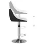 Küchenhocker 2 Einheiten aus schwarzem und weißem Kunstleder von vidaXL, Küchenhocker - Ref: Foro24-335239, Preis: 121,44 €, ...
