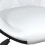 Küchenhocker 2 Einheiten aus schwarzem und weißem Kunstleder von vidaXL, Küchenhocker - Ref: Foro24-335239, Preis: 121,44 €, ...