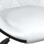 Kitchen stools 2 units black and white synthetic leather by vidaXL, Kitchen stools - Ref: Foro24-335239, Price: 123,34 €, Dis...