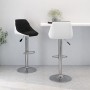 Kitchen stools 2 units black and white synthetic leather by vidaXL, Kitchen stools - Ref: Foro24-335240, Price: 144,37 €, Dis...