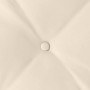 Cojín de Espalda Beige 80 x 50 cm Tela de microfibra