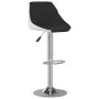 Küchenhocker 2 Einheiten aus schwarzem und weißem Kunstleder von vidaXL, Küchenhocker - Ref: Foro24-335240, Preis: 141,49 €, ...