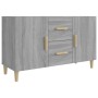 Engineered wood sideboard in Sonoma grey, 100x36x60 cm. by vidaXL, Sideboards - Ref: Foro24-817466, Price: 99,46 €, Discount: %