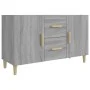 Engineered wood sideboard in Sonoma grey, 100x36x60 cm. by vidaXL, Sideboards - Ref: Foro24-817466, Price: 97,89 €, Discount: %