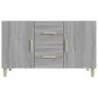 Engineered wood sideboard in Sonoma grey, 100x36x60 cm. by vidaXL, Sideboards - Ref: Foro24-817466, Price: 97,89 €, Discount: %