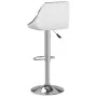 Kitchen stools 2 units black and white synthetic leather by vidaXL, Kitchen stools - Ref: Foro24-335240, Price: 142,18 €, Dis...