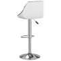 Küchenhocker 2 Einheiten aus schwarzem und weißem Kunstleder von vidaXL, Küchenhocker - Ref: Foro24-335240, Preis: 144,44 €, ...