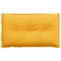Cojín de Espalda Amarillo Claro 80 x 50 cm Tela de pana