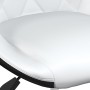 Kitchen stools 2 units black and white synthetic leather by vidaXL, Kitchen stools - Ref: Foro24-335240, Price: 144,37 €, Dis...
