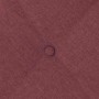 Cojín de Espalda Rojo vino 120 x 19 x 50 cm tela