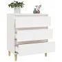 Sideboard aus weißem Sperrholz 60x35x70 cm von vidaXL, Sideboards - Ref: Foro24-823040, Preis: 68,85 €, Rabatt: %