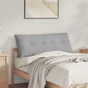 Cojín de Espalda Gris Nube 120 x 19 x 50 cm tela