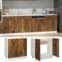 Unterschrank für Spüle aus Eichenholz-Engineering 80x46x81,5 cm von vidaXL, Küchenschränke - Ref: Foro24-815564, Preis: 59,70...