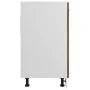 Unterschrank für Spüle aus Eichenholz-Engineering 80x46x81,5 cm von vidaXL, Küchenschränke - Ref: Foro24-815564, Preis: 59,70...