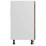 Unterschrank für Spüle aus Eichenholz-Engineering 80x46x81,5 cm von vidaXL, Küchenschränke - Ref: Foro24-815564, Preis: 60,27...