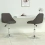 Sillas de comedor giratorias 2 unidades terciopelo gris oscuro de vidaXL, Sillas de comedor - Ref: Foro24-335284, Precio: 121...