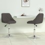 Swivel dining chairs 2 units dark gray velvet by vidaXL, dining chairs - Ref: Foro24-335284, Price: 123,41 €, Discount: %