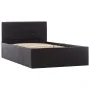 Cama canapé hidráulica cuero sintético negro 90x200 cm de vidaXL, Camas y somieres - Ref: Foro24-285510, Precio: 272,63 €, De...
