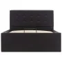 Cama canapé hidráulica cuero sintético negro 90x200 cm de vidaXL, Camas y somieres - Ref: Foro24-285510, Precio: 272,63 €, De...