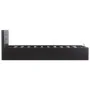 Cama canapé hidráulica cuero sintético negro 90x200 cm de vidaXL, Camas y somieres - Ref: Foro24-285510, Precio: 272,63 €, De...
